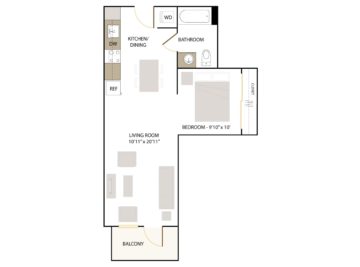 Apartment 441 floor plan