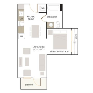Apartment 132 floor plan